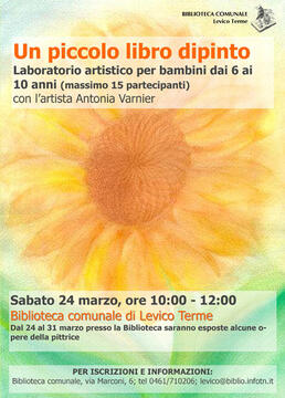 Locandina corso di pittura ad acquarello Locandina corso di pittura ad acquarello